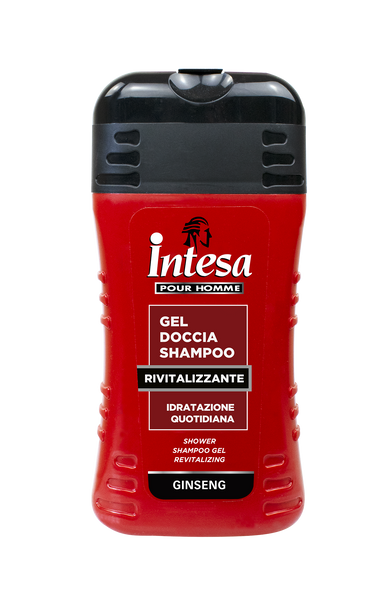 INTESA POUR HOMME BATH & SHOWER SHAMPOO (12*250ml) GINSENG Шампунь-гель для душа (172446) 172446/173201 фото