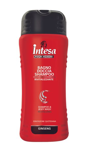 INTESA POUR HOMME BATH & SHOWER SHAMPOO (12*500ml) GINSENG Шампунь-гель для душа (172087) 172087/173121 фото