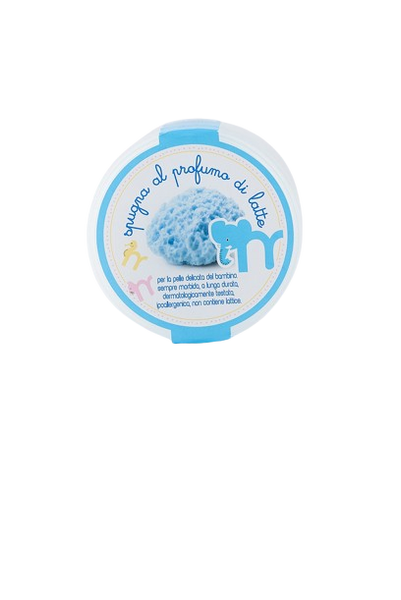 *MARTINI SPA BABY Milk-scented Sponge Дитяча губка-спонж з молочними екстрактами (блакитна) 07068 фото