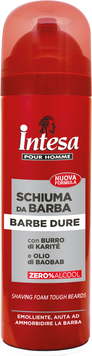 INTESA POUR HOMME SHAVING FOAM (12*300ml) TOUGH BEARDS піна для гоління (162581) 162581 фото