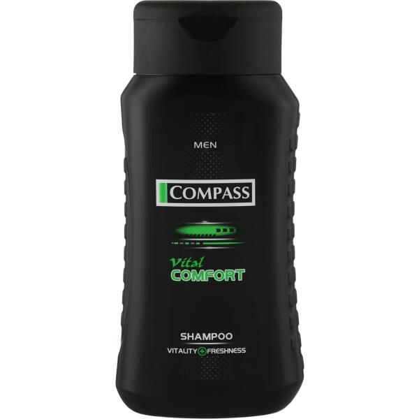 Compass black шампунь для волос Vital comfort New 250 мл. 03853 фото