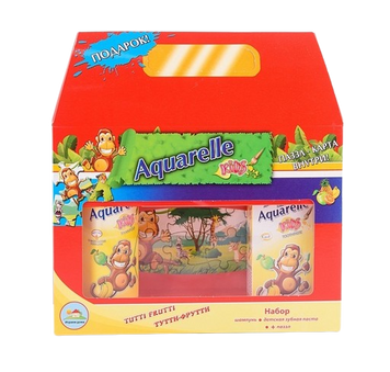 Aquarelle kids дитячий подарунковий набір Тутті-Фрутті + пазли 01110 фото