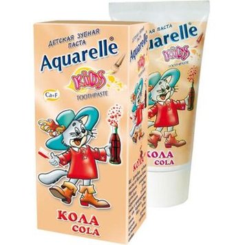 Aquarelle Kids дитяча зубна паста Кола 01084 фото