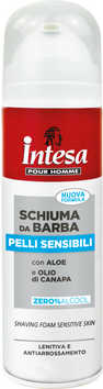 INTESA POUR HOMME SHAVING FOAM (12*300ml) SENSITIVE піна для гоління (162591) 162591 фото