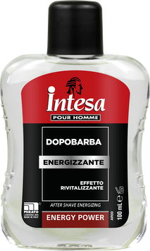 INTESA POUR HOMME AFTER SHAVE GLASS (12*100ml) ENERGY POWER лосьйон після гоління (166331) 166331/166491 фото