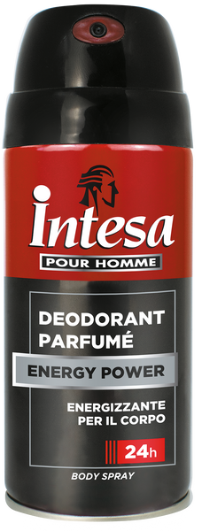 INTESA POUR HOMME DEODORANT SPRAY (12*150ml) ENERGY POWER (131641) Дезодорант-спрей 131641 фото