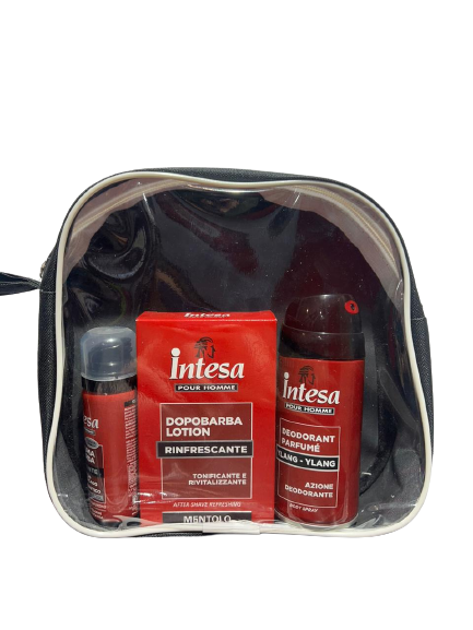 - INTESA ПН в косметичці №1 (Дезодорант 150ml, лосьйон після гоління 100ml, піна для гол 50ml) 100002 фото