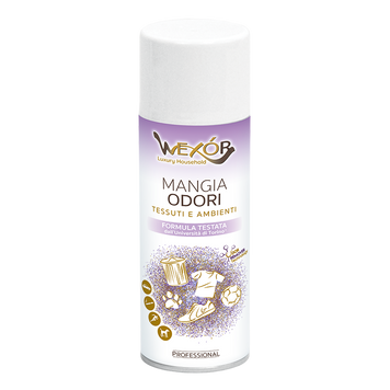Спрей для усунення запахів з тканин та приміщень WEXOR Spray Mangia Odori, 400 мл. WIT1025-019 фото