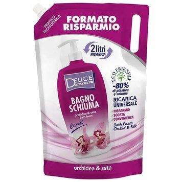 Піна для ванни &laquo;Орхідея та шовк&raquo; DELICE Shower Foam Orchidea & Seta, 2000 мл. 028290 фото