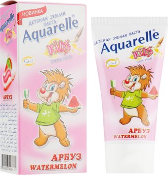 Aquarelle Kids дитяча зубна паста Кавун 05013 фото