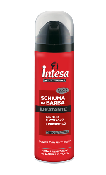 INTESA POUR HOMME SHAVING FOAM (12*300ml) MOISTURIZER AVOCADO OIL піна для гоління (162284) 162284/162571 фото