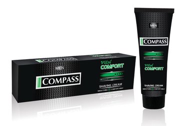 Compass black крем для гоління Vital comfort 65 мл. 00610 фото